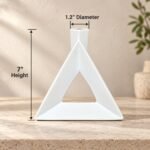 Triangular Frame Ceramic Vase - Image 2