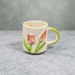Tulip Print Ceramic Mug - Image 2