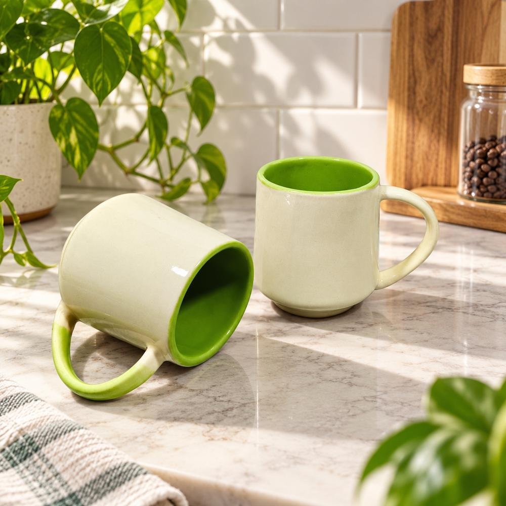 white-green-interior-ceramic-cup-01-tcc-130 White Green Interior Ceramic Cup - Image 1