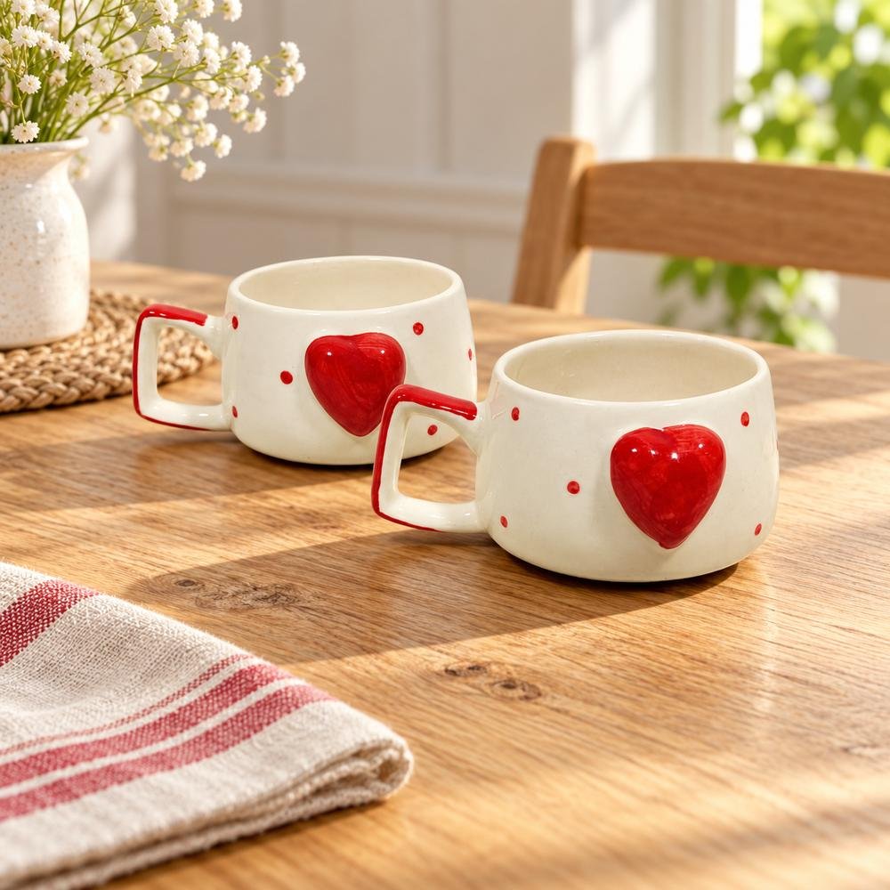 white-red-heart-ceramic-mug-01-tcc-123 White Red Heart Ceramic Mug - Image 1
