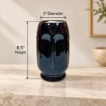 Wide Mouth Face Ceramic Vase - Image 3